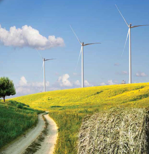 Implantation d'un parc éolien